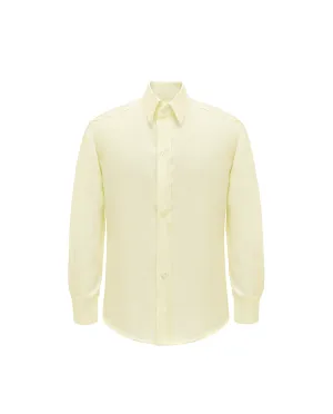 Lilax Boys' Button Down Shirt Solid Long Sleeve Dress Shirt