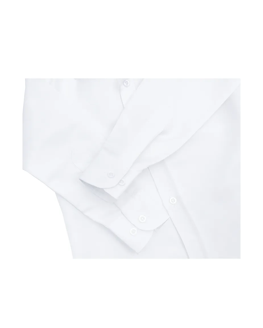 Lilax Boys' Button Down Shirt Solid Long Sleeve Dress Shirt