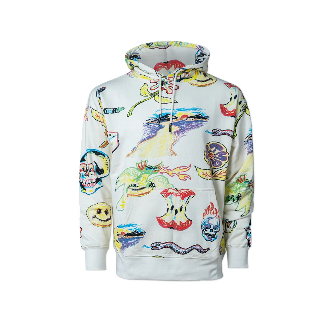 MARKET Smiley Coloring Book AOP Hoodie