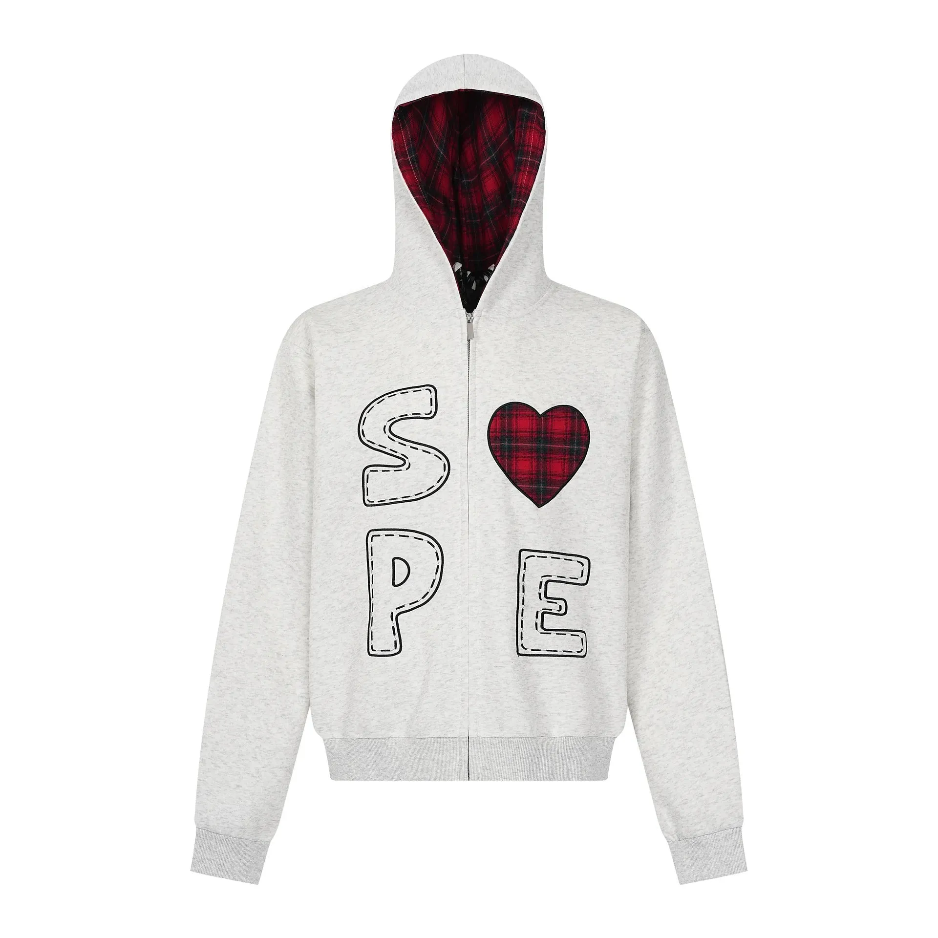 Men's 2024 Autumn High Street American Fashion Embroidered Hoodie for Unisex
