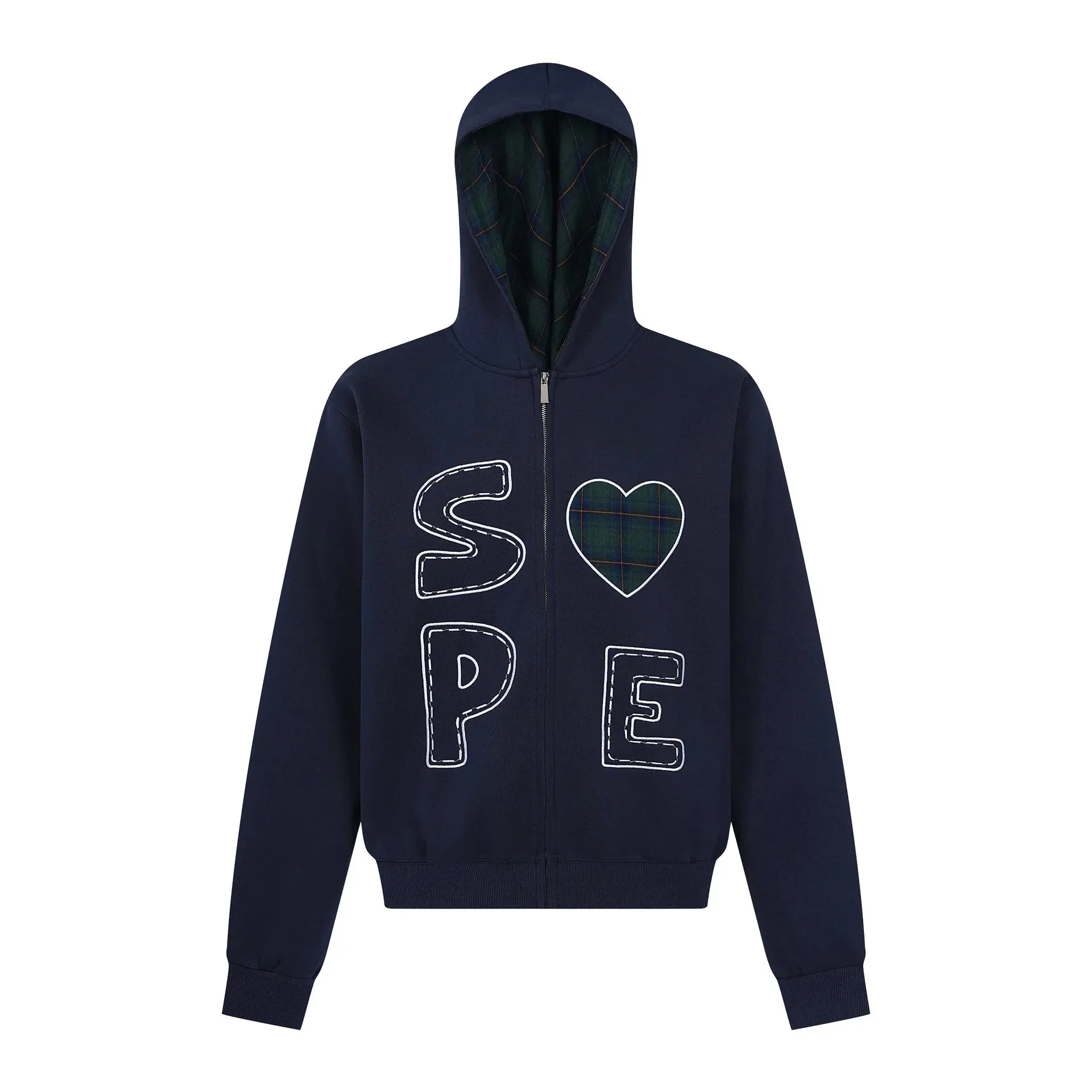 Men's 2024 Autumn High Street American Fashion Embroidered Hoodie for Unisex