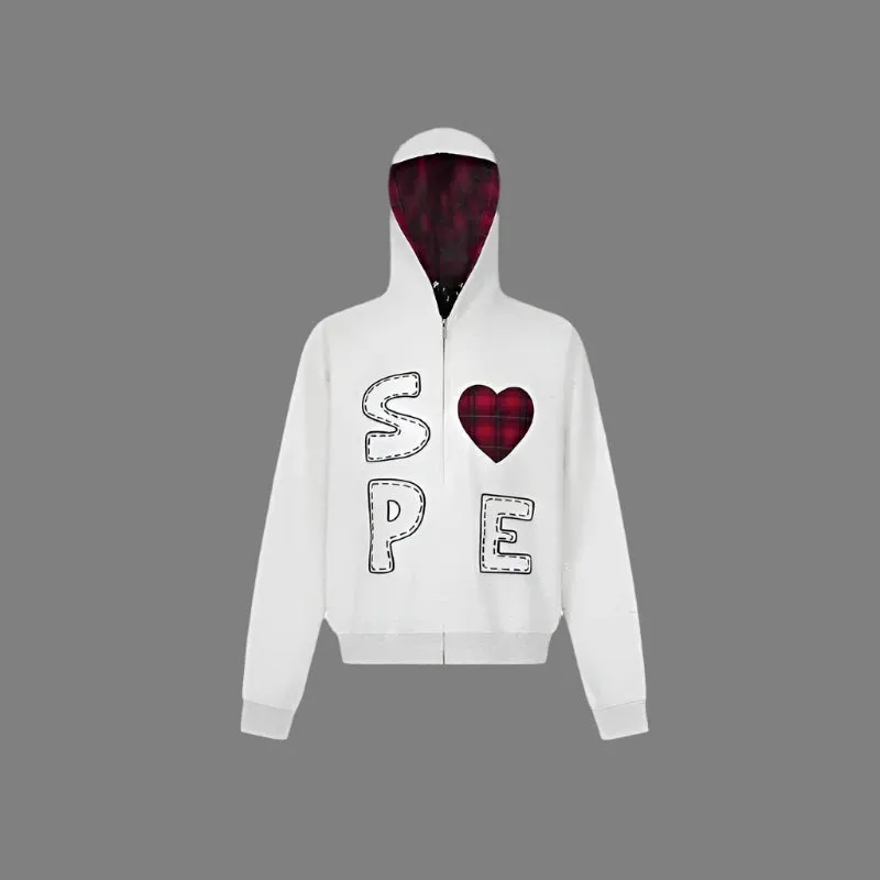 Men's 2024 Autumn High Street American Fashion Embroidered Hoodie for Unisex