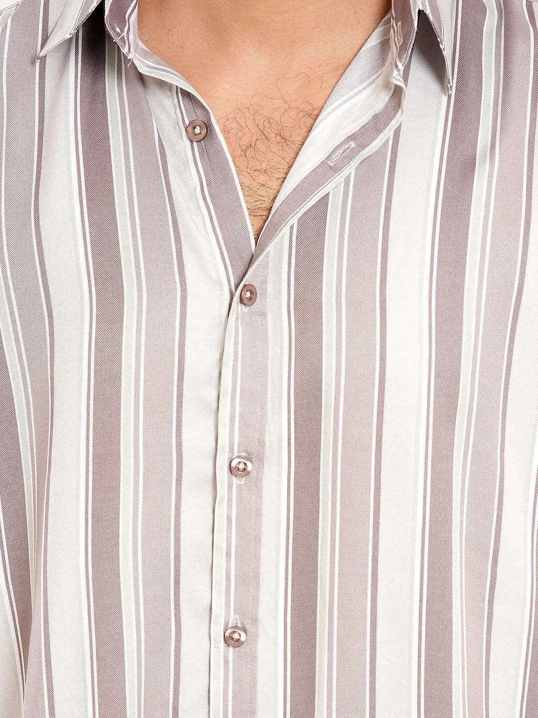 Men's Casual Half Sleeve in Dove Gray Shirt