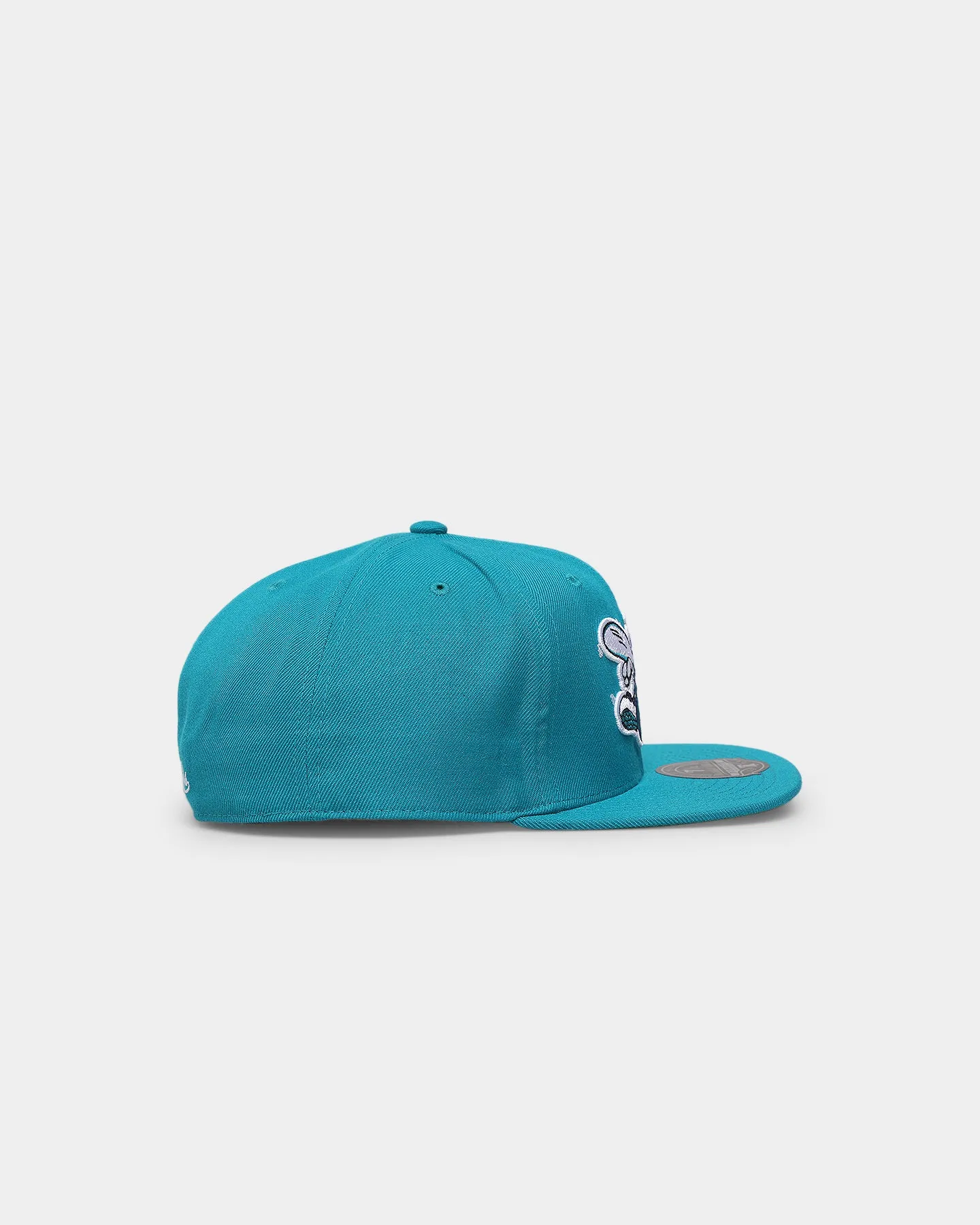 Mitchell & Ness Charlotte Hornets 'Team Ground 2.0 Hardwood Classics' Fitted Teal