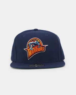 Mitchell & Ness Golden State Warriors 'Team Ground 2.0 Hardwood Classics' Fitted Navy