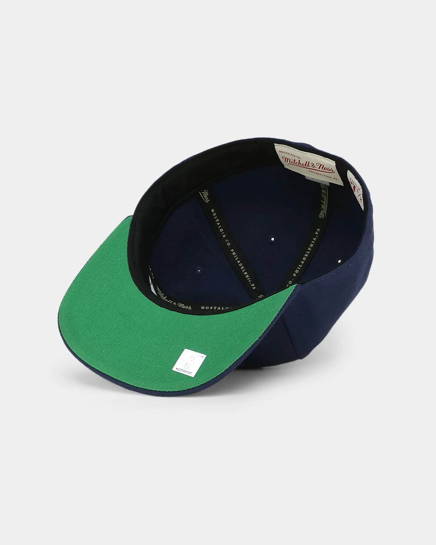 Mitchell & Ness Golden State Warriors 'Team Ground 2.0 Hardwood Classics' Fitted Navy