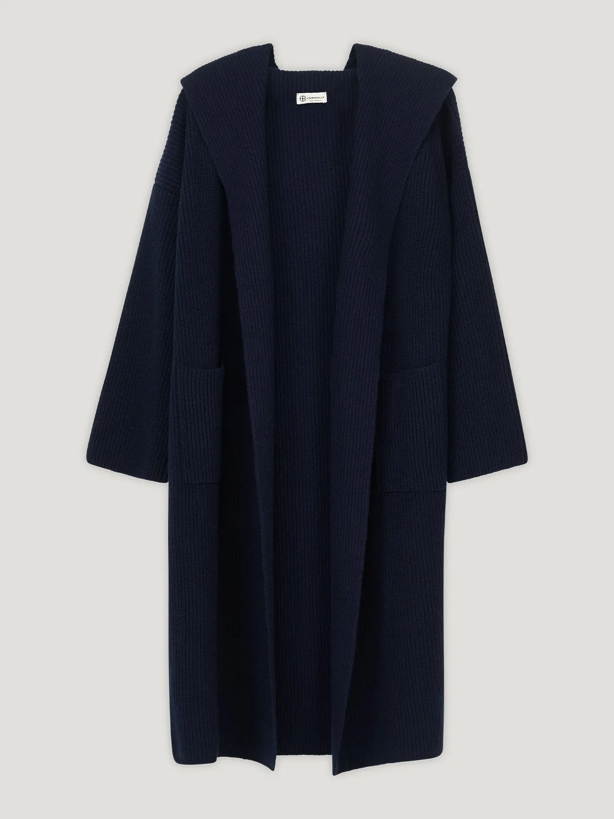 Navy Cashmere Robe de Chambre