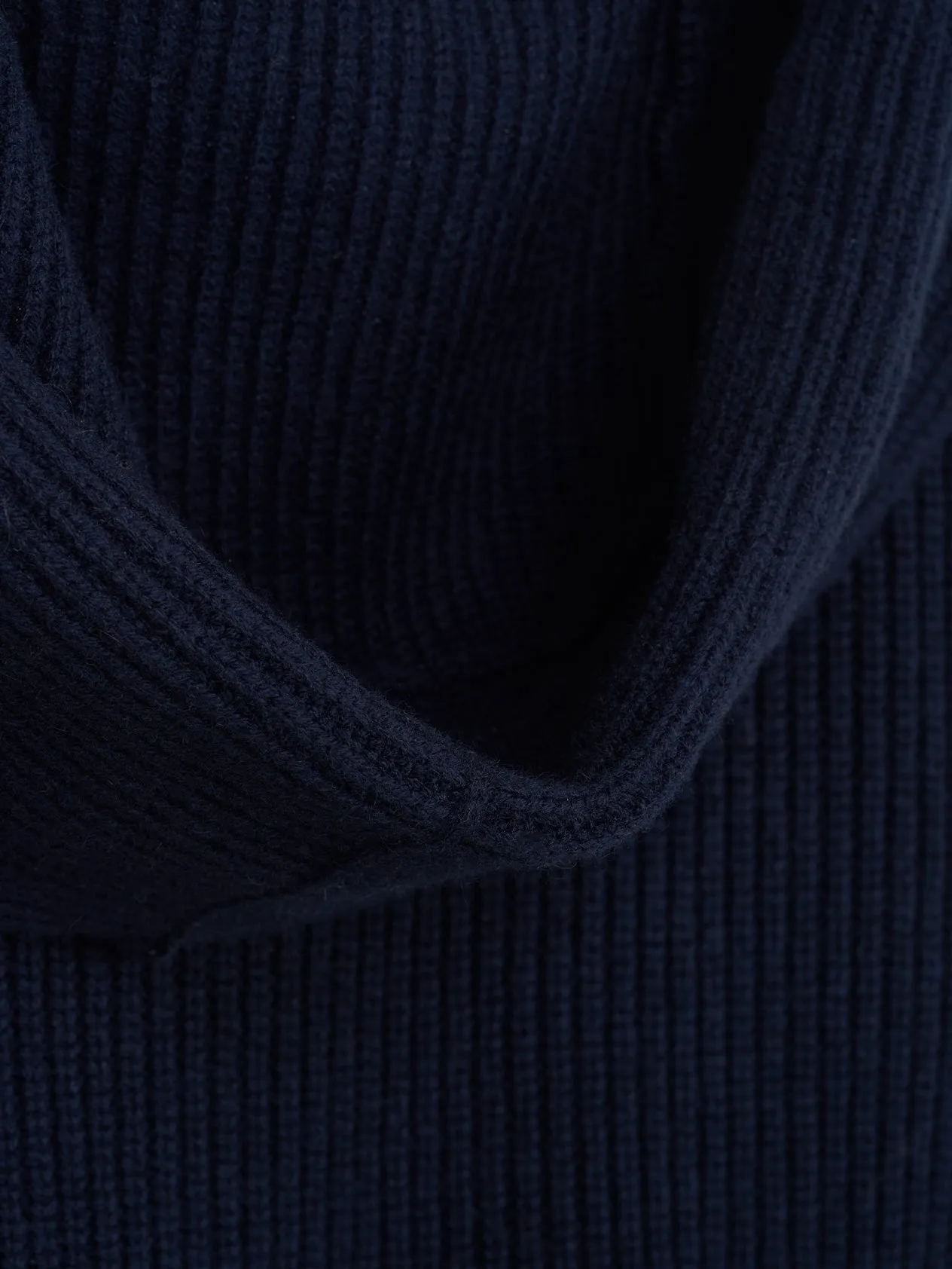 Navy Cashmere Robe de Chambre