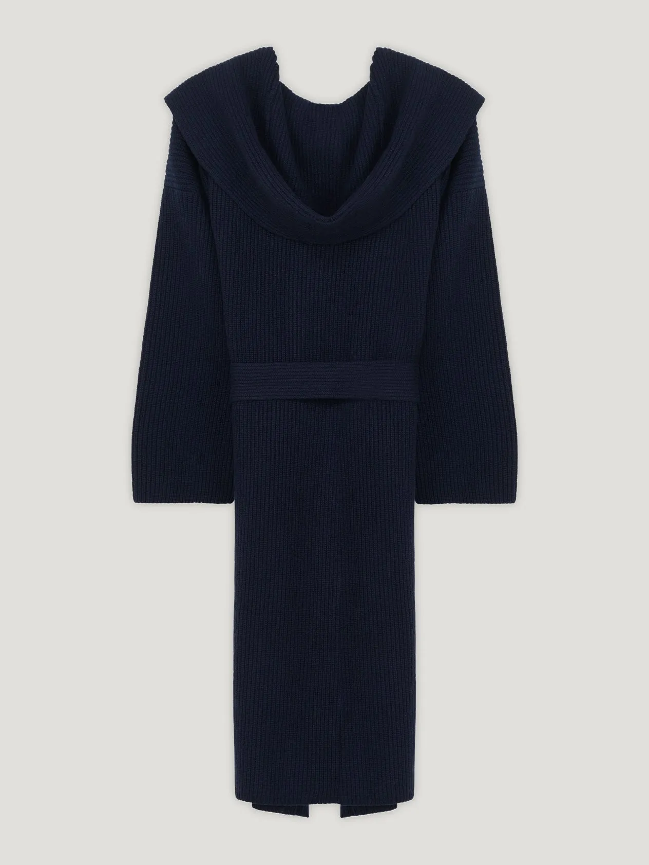 Navy Cashmere Robe de Chambre