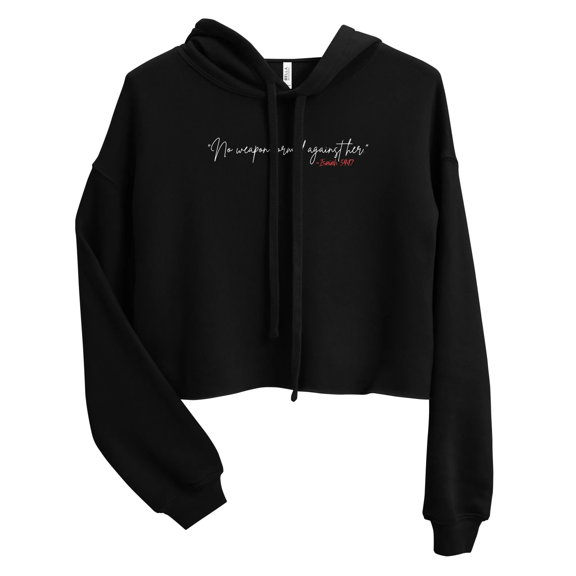NO WEAPON 24 :Crop Hoodie