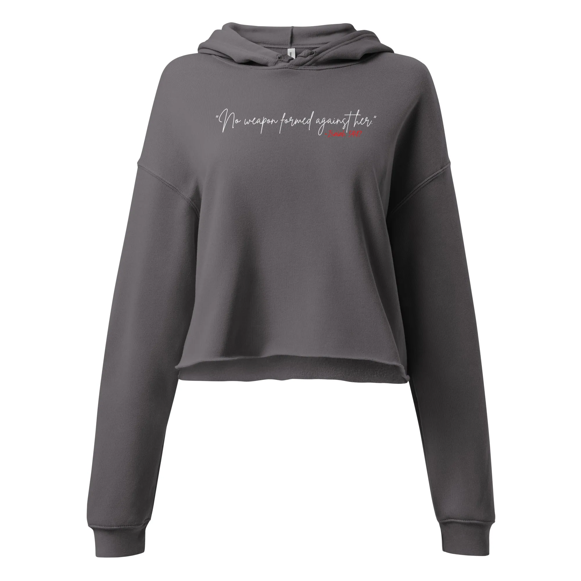 NO WEAPON 24 :Crop Hoodie