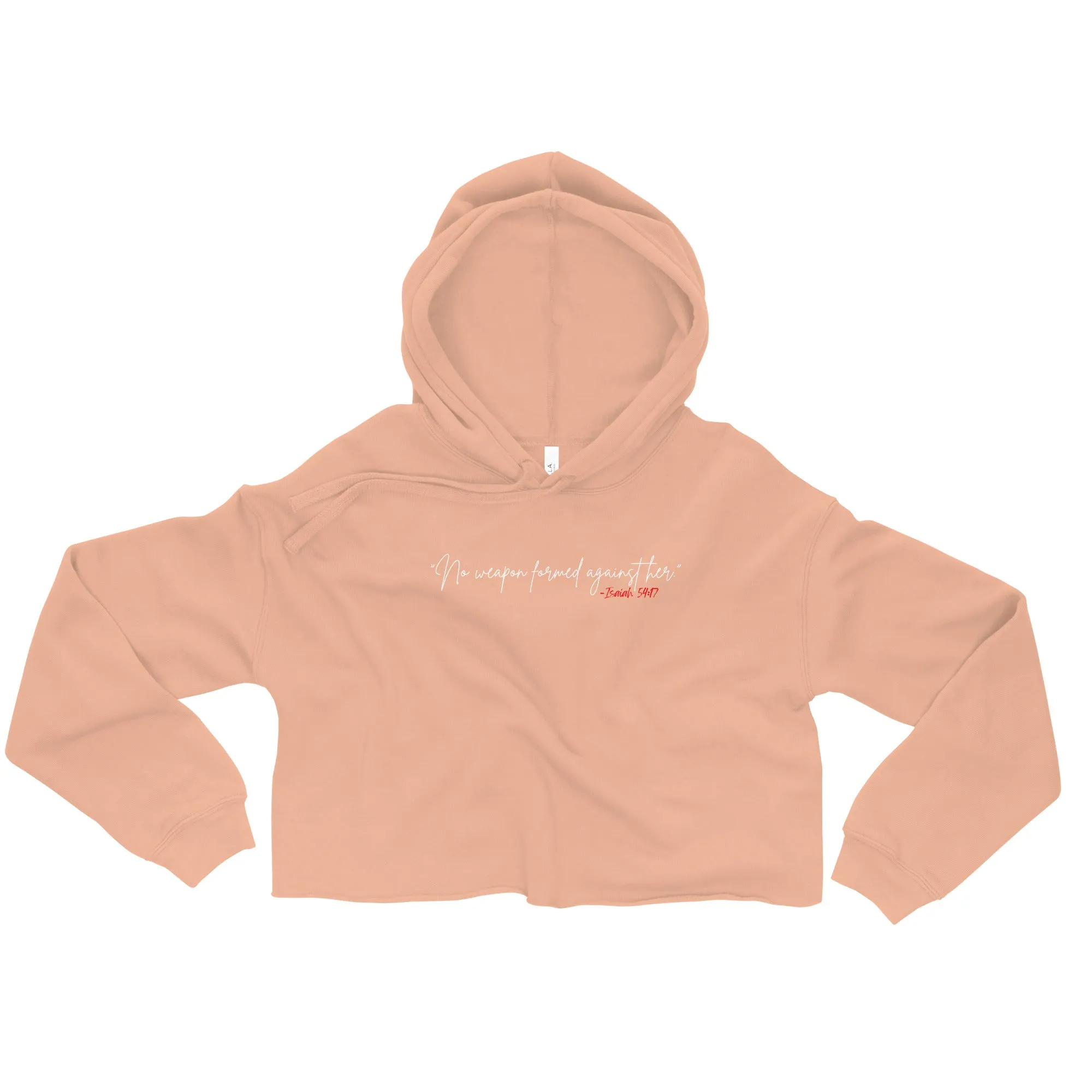 NO WEAPON 24 :Crop Hoodie