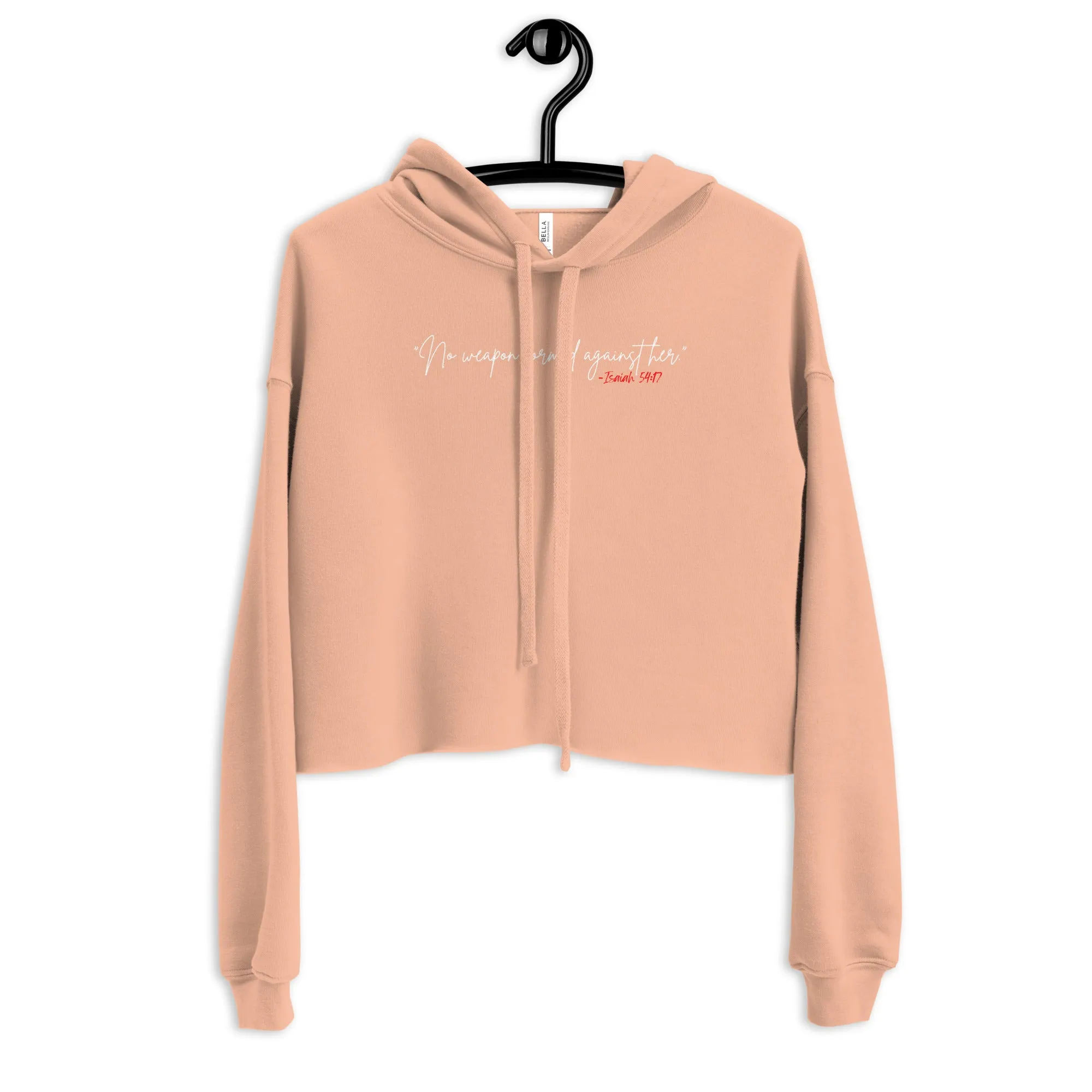 NO WEAPON 24 :Crop Hoodie
