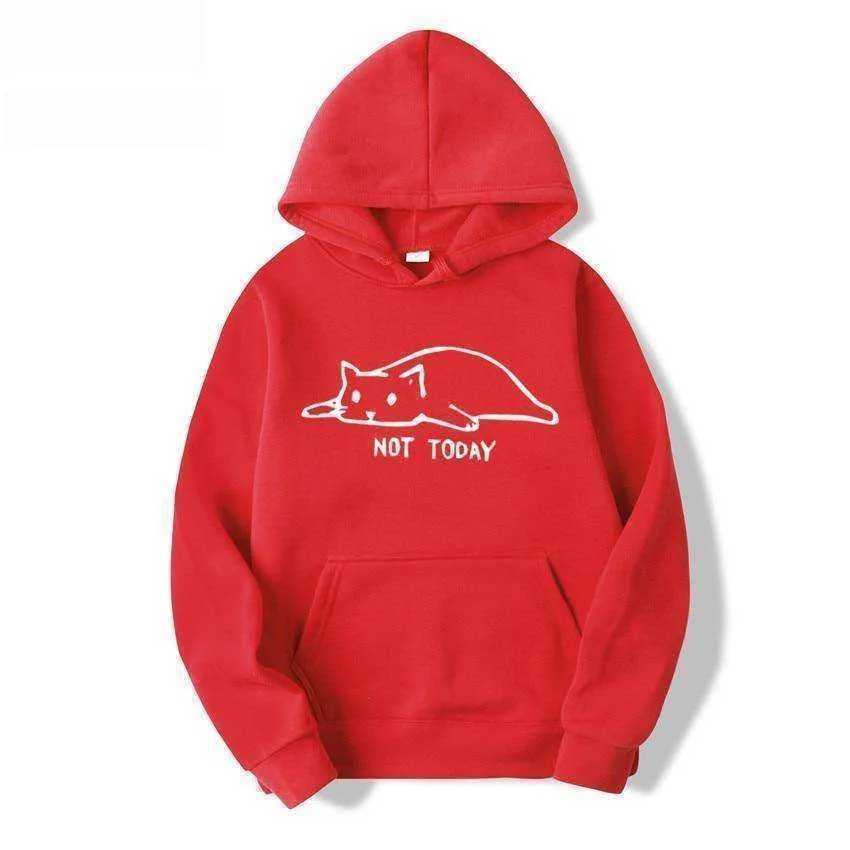 Not Today Lazy Cat Sweater Hoodies