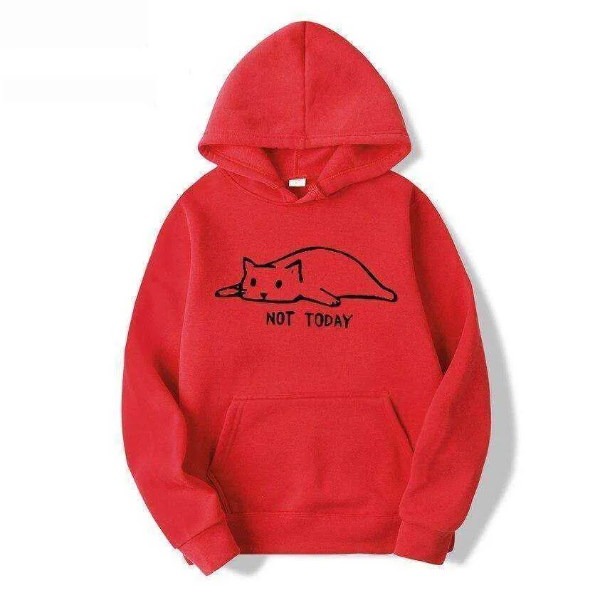 Not Today Lazy Cat Sweater Hoodies