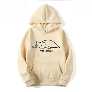 Not Today Lazy Cat Sweater Hoodies
