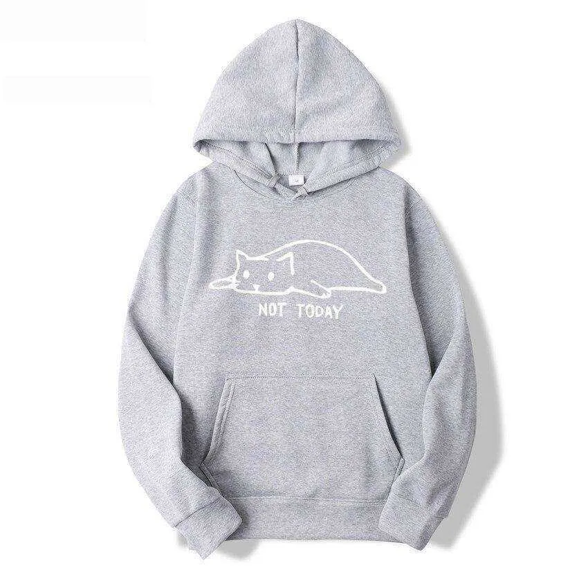 Not Today Lazy Cat Sweater Hoodies