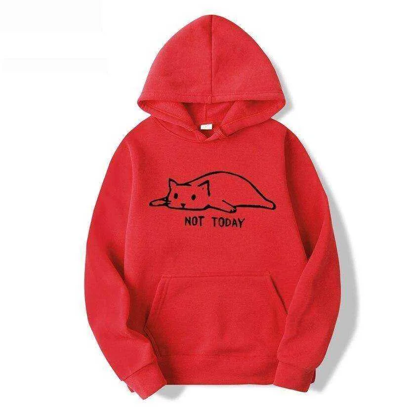 Not Today Lazy Cat Sweater Hoodies