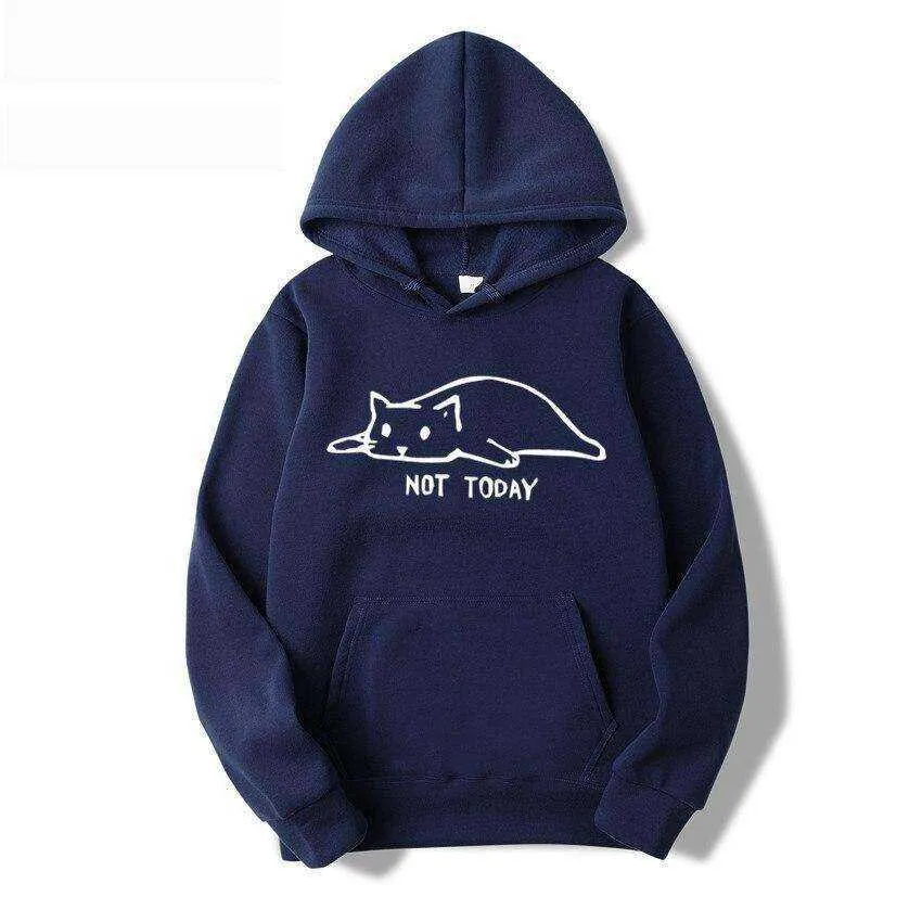 Not Today Lazy Cat Sweater Hoodies