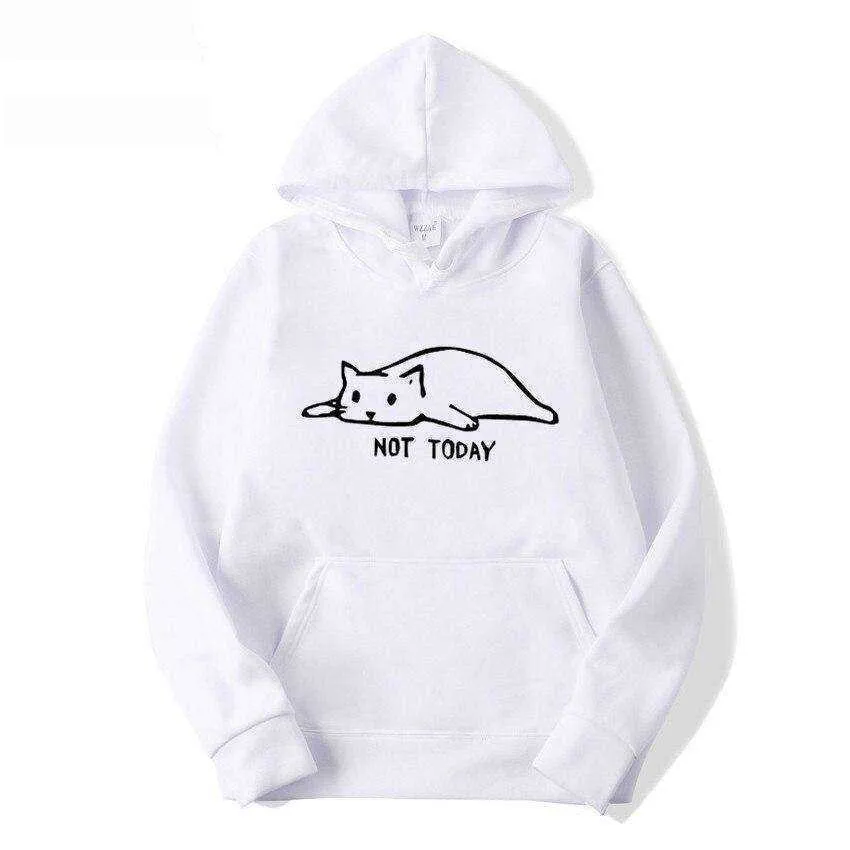 Not Today Lazy Cat Sweater Hoodies