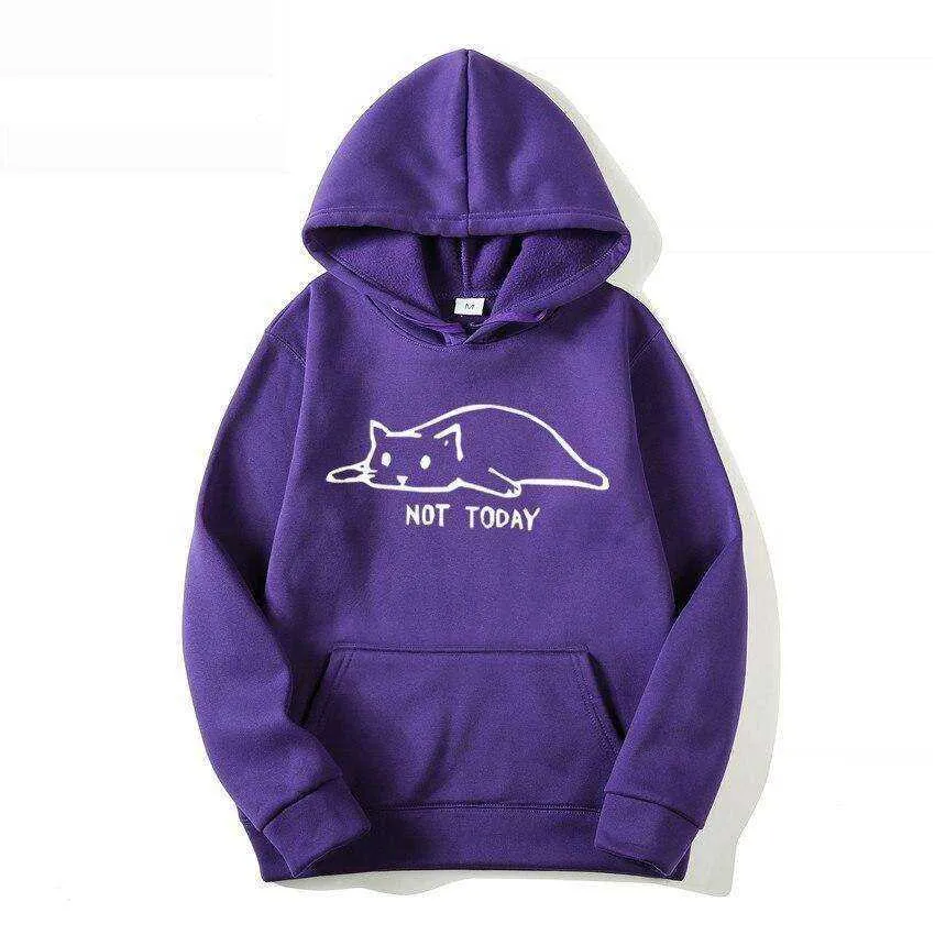 Not Today Lazy Cat Sweater Hoodies