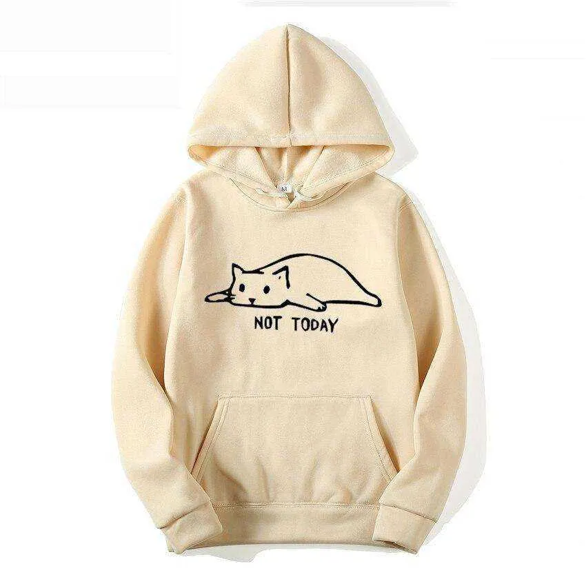 Not Today Lazy Cat Sweater Hoodies