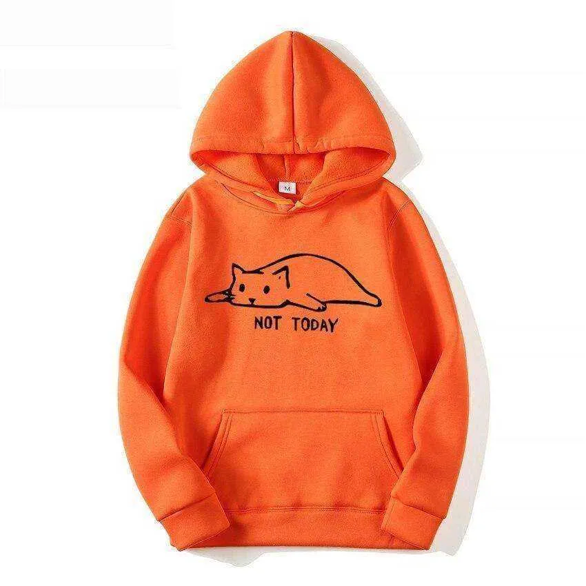 Not Today Lazy Cat Sweater Hoodies