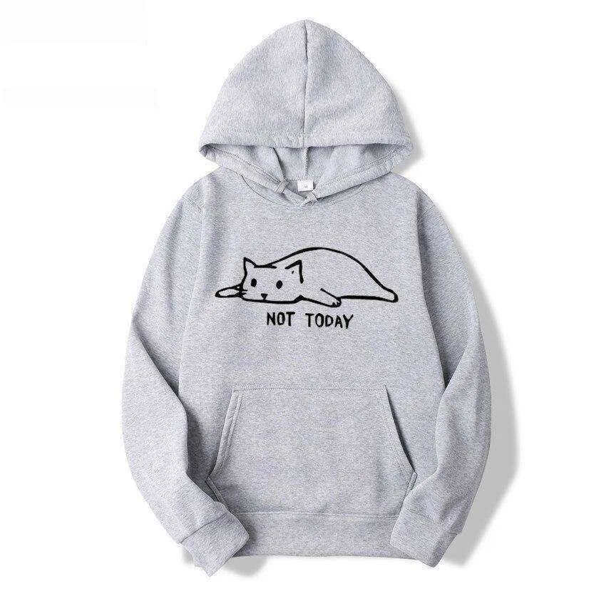 Not Today Lazy Cat Sweater Hoodies
