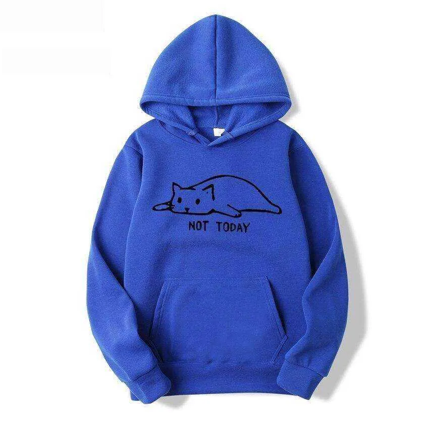 Not Today Lazy Cat Sweater Hoodies