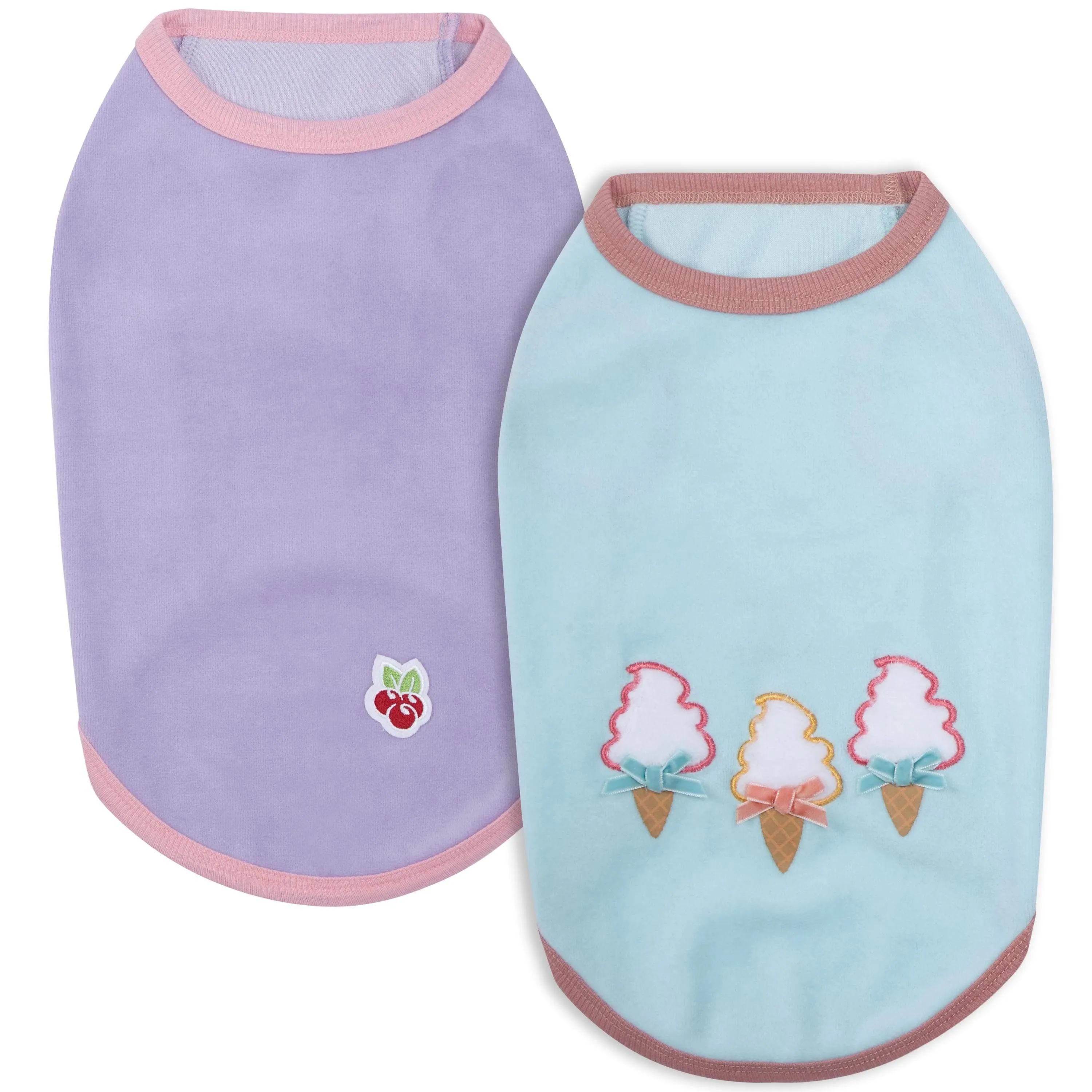 Pajamas | Summer Vacation Ice Cream Essential Dog Shirts