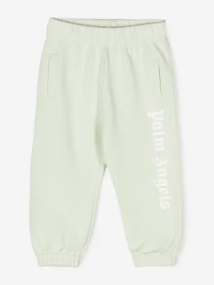 Palm Angels Baby Overlogo Joggers in Green