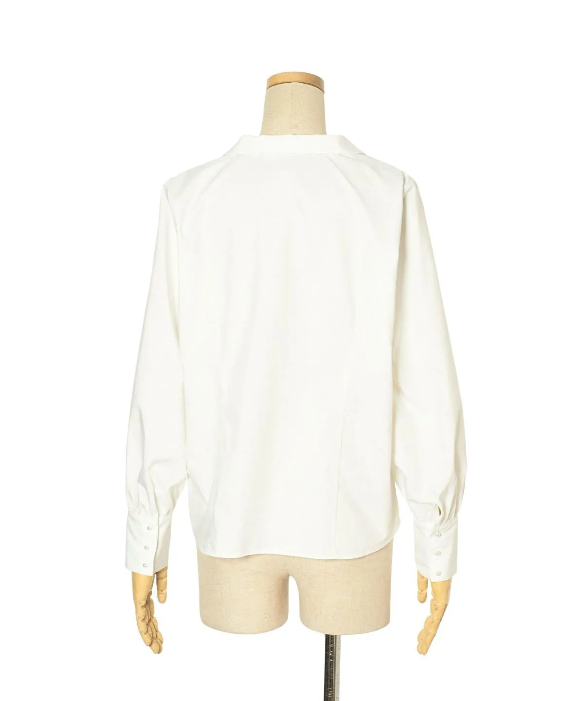 Pearl Button V-Neck Shirt