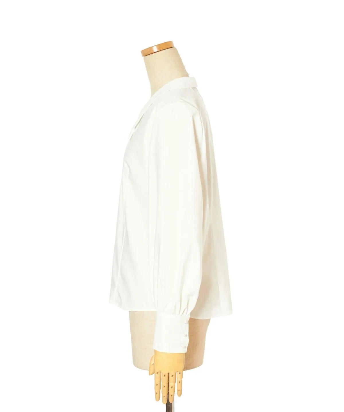 Pearl Button V-Neck Shirt