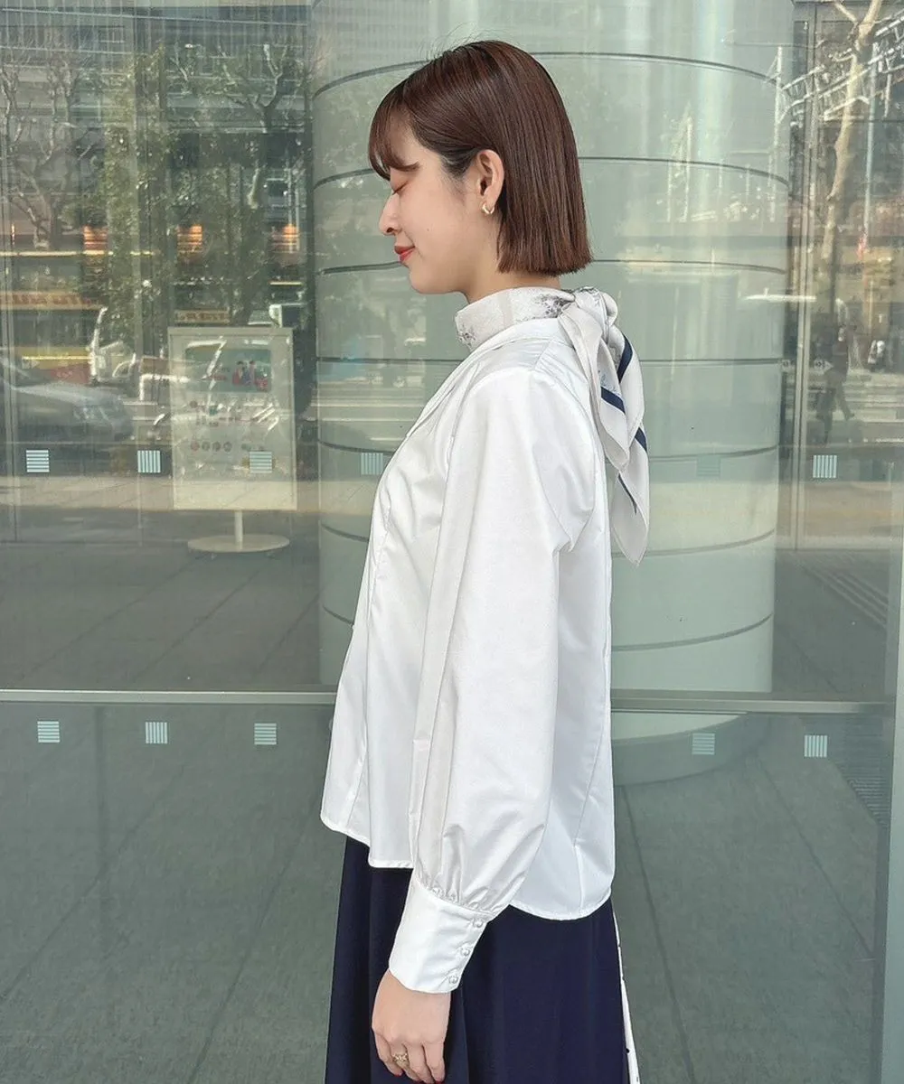Pearl Button V-Neck Shirt