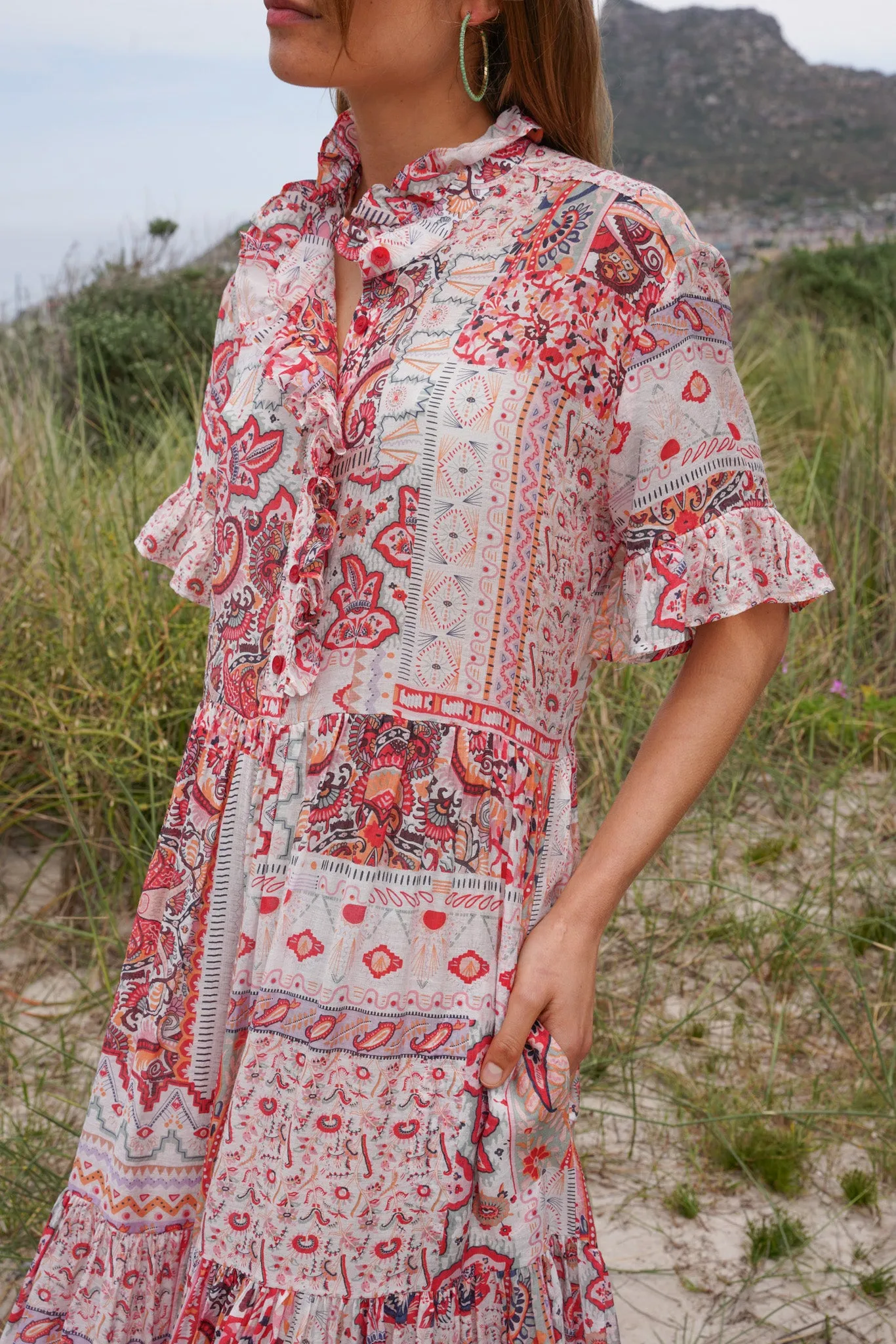 Pink Print Anne Dress