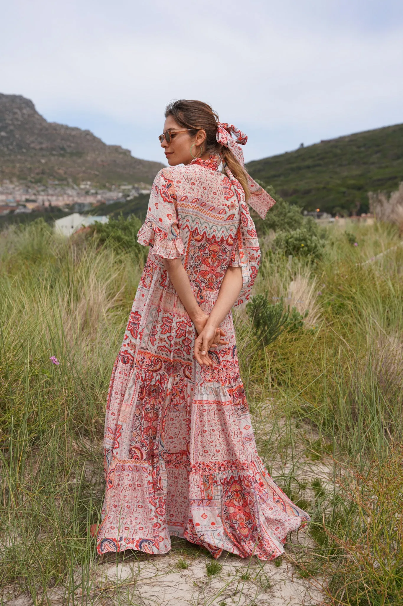 Pink Print Anne Dress
