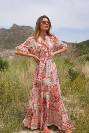 Pink Print Anne Dress