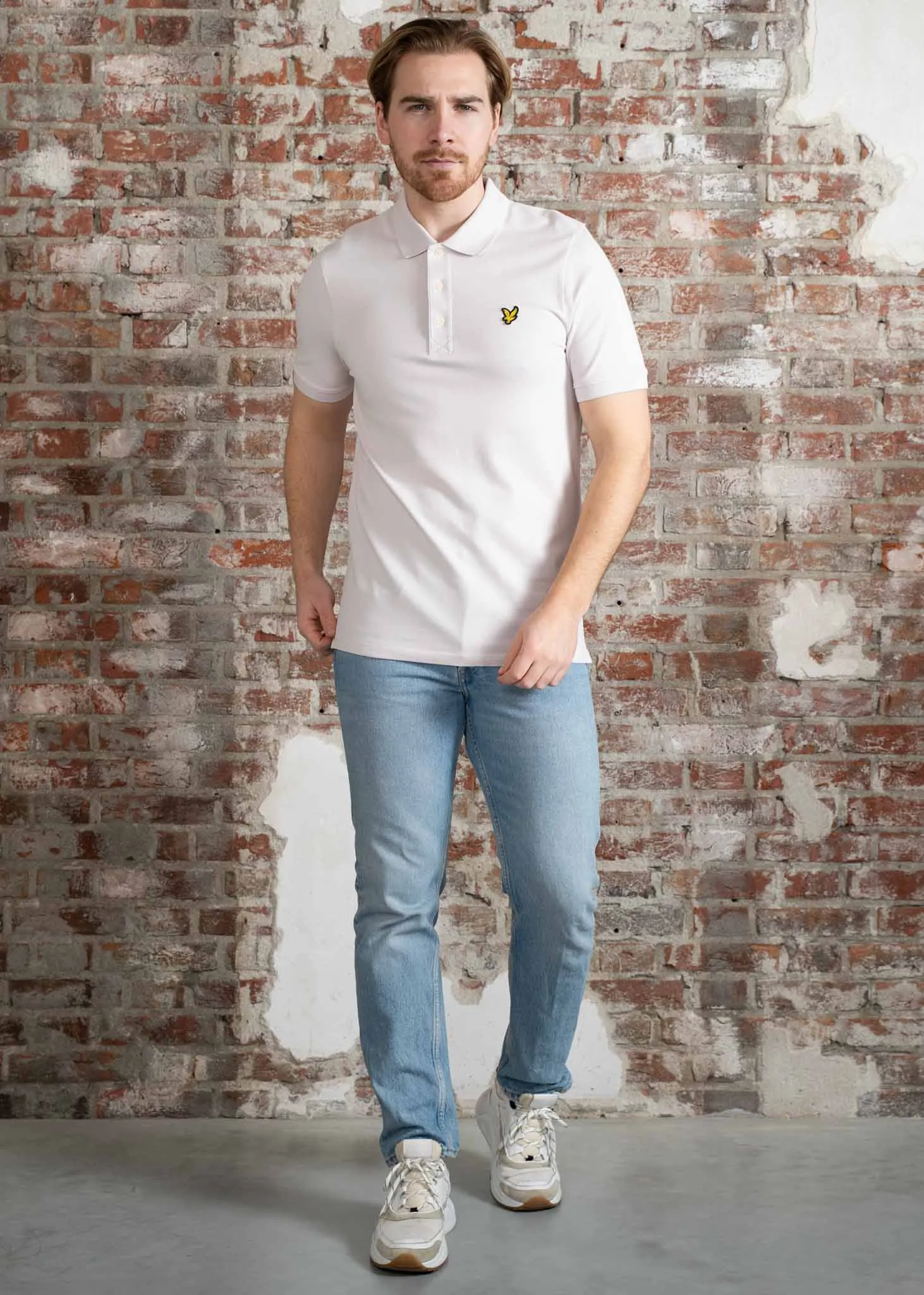 Plain polo - mist lilac