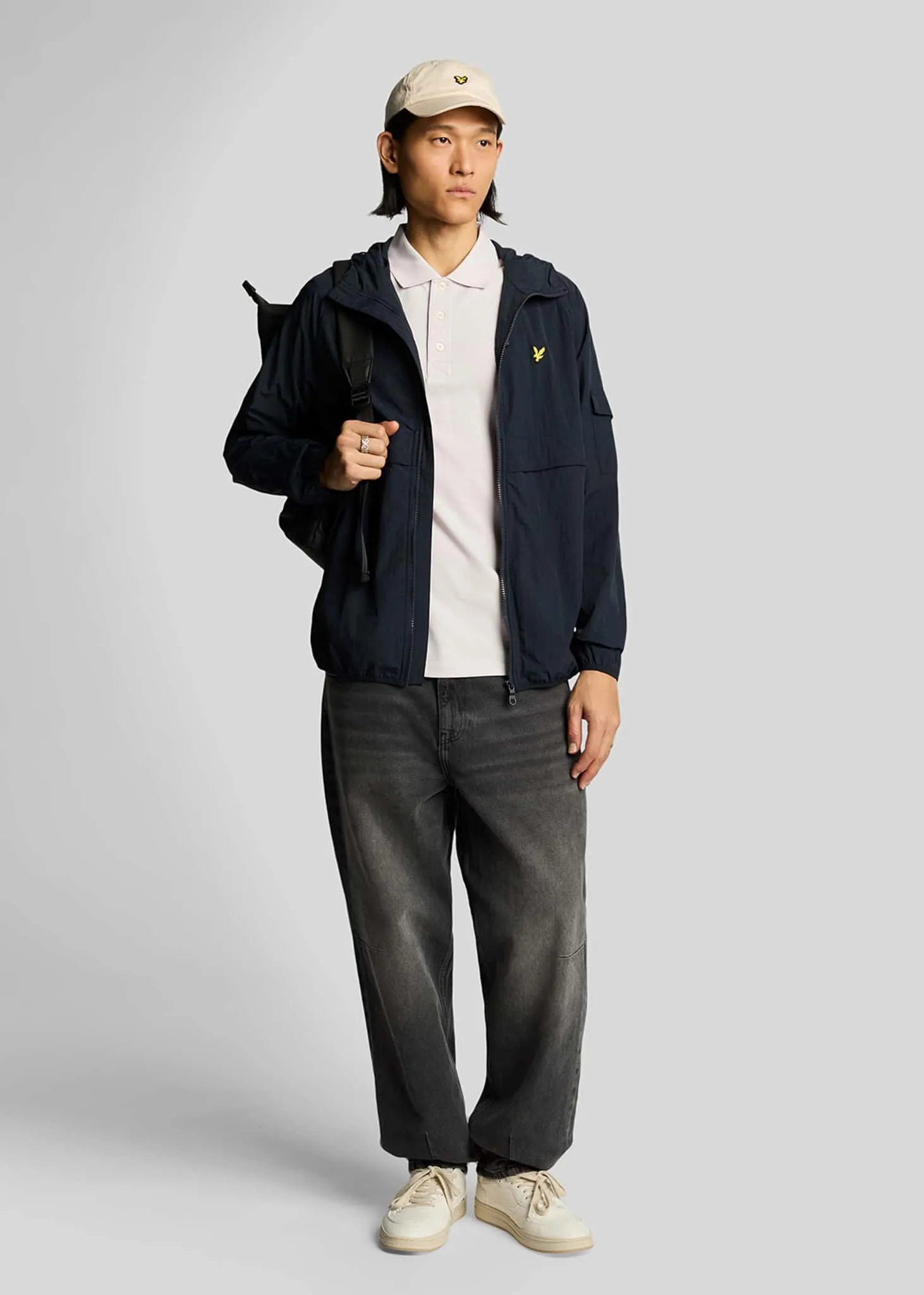 Plain polo - mist lilac