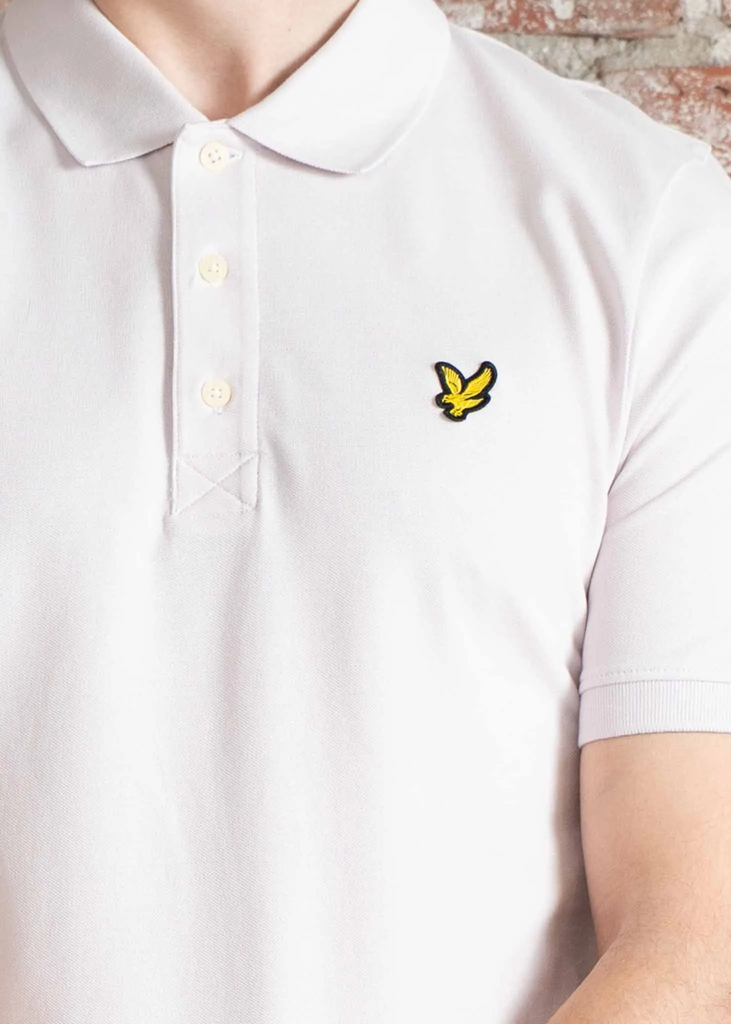 Plain polo - mist lilac