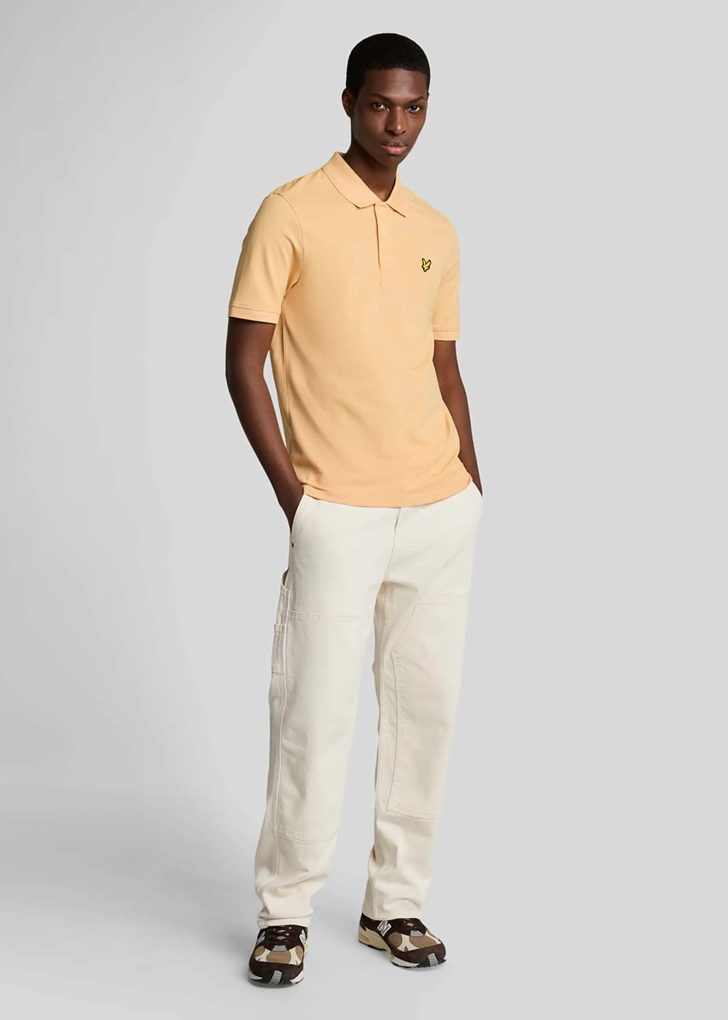Plain polo - sherbet