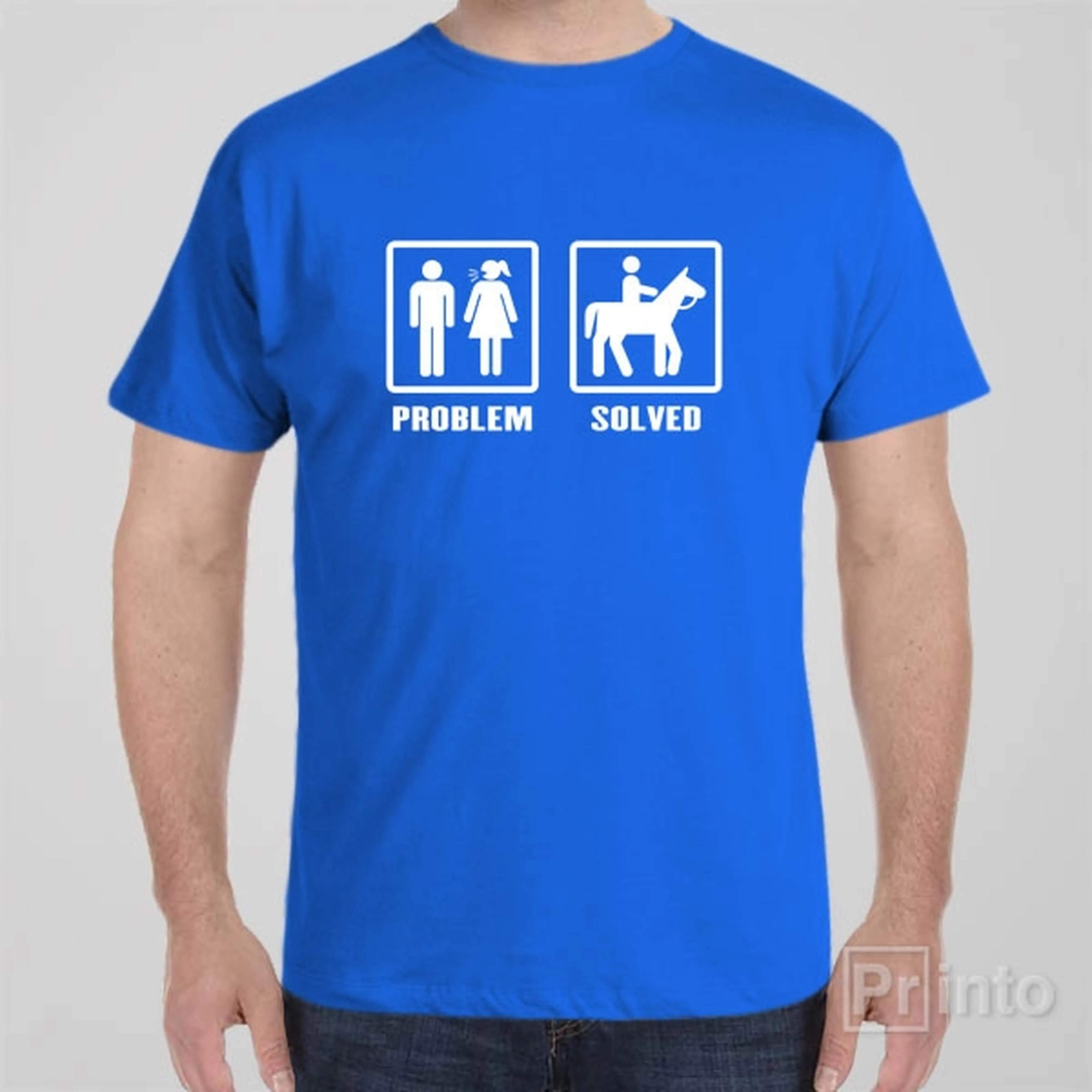 Problem - Solved (Horse Riding) - T-shirt