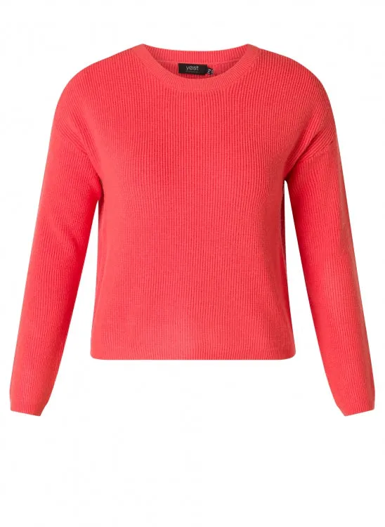 Raisa Coral Knitted Jumper