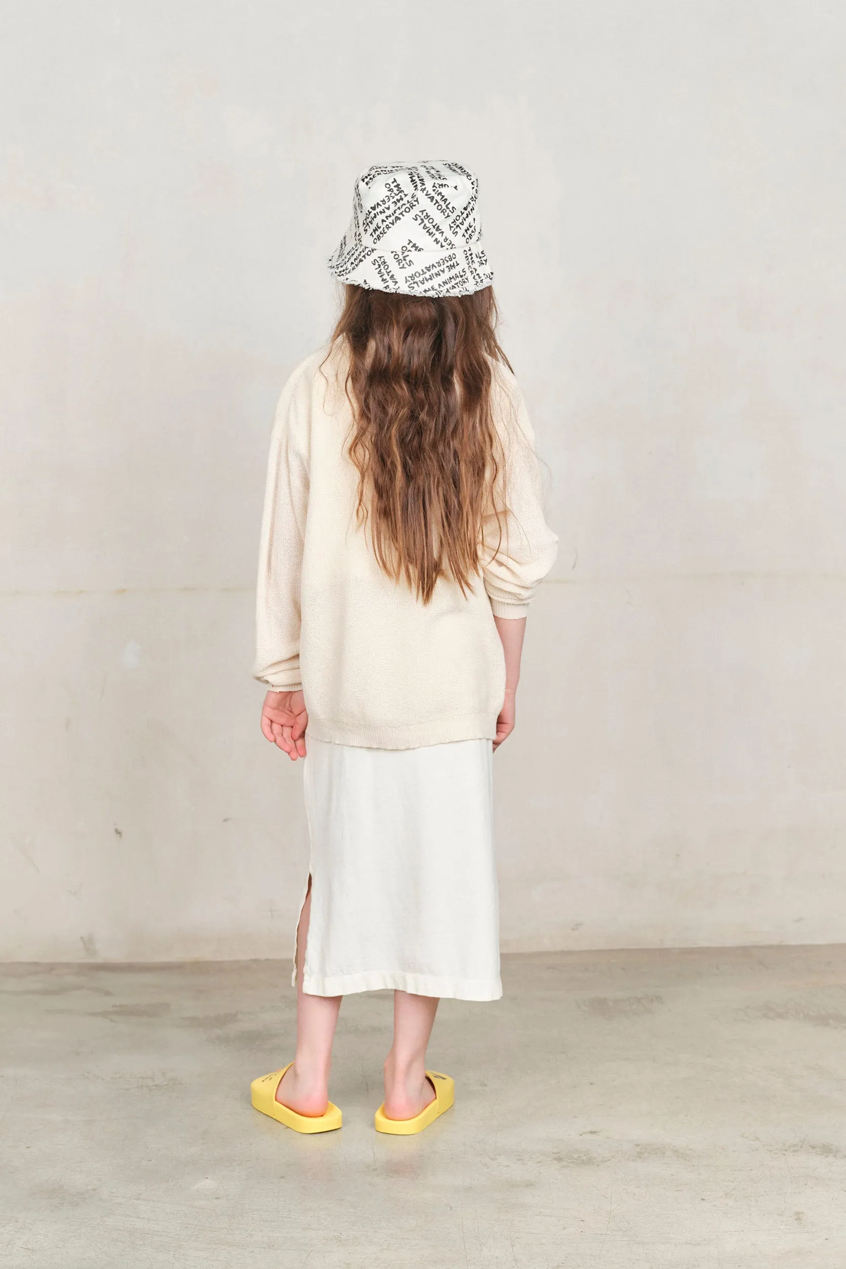 Raw White Racoon Cardigan