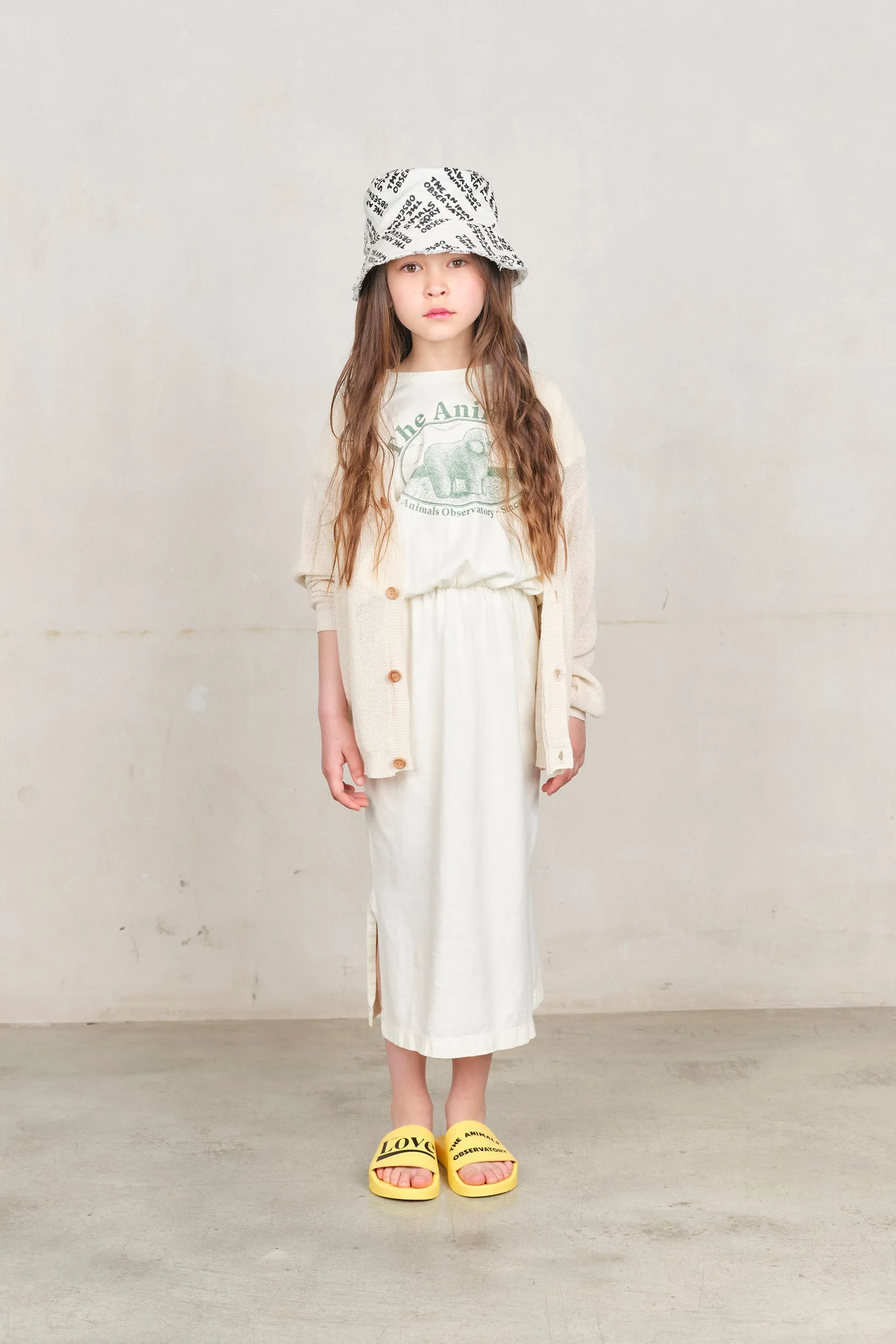 Raw White Racoon Cardigan