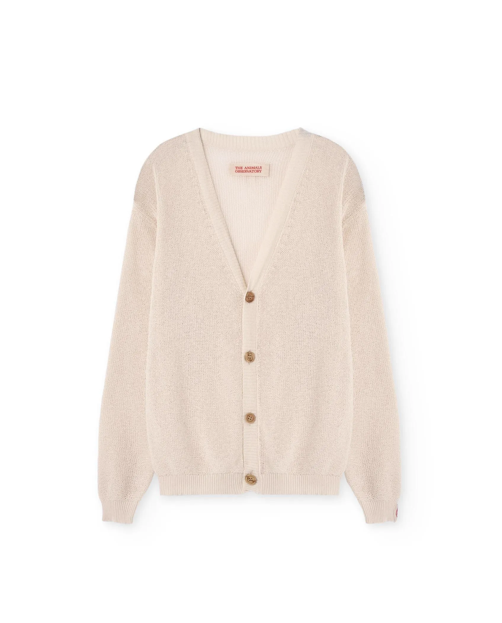 Raw White Racoon Cardigan