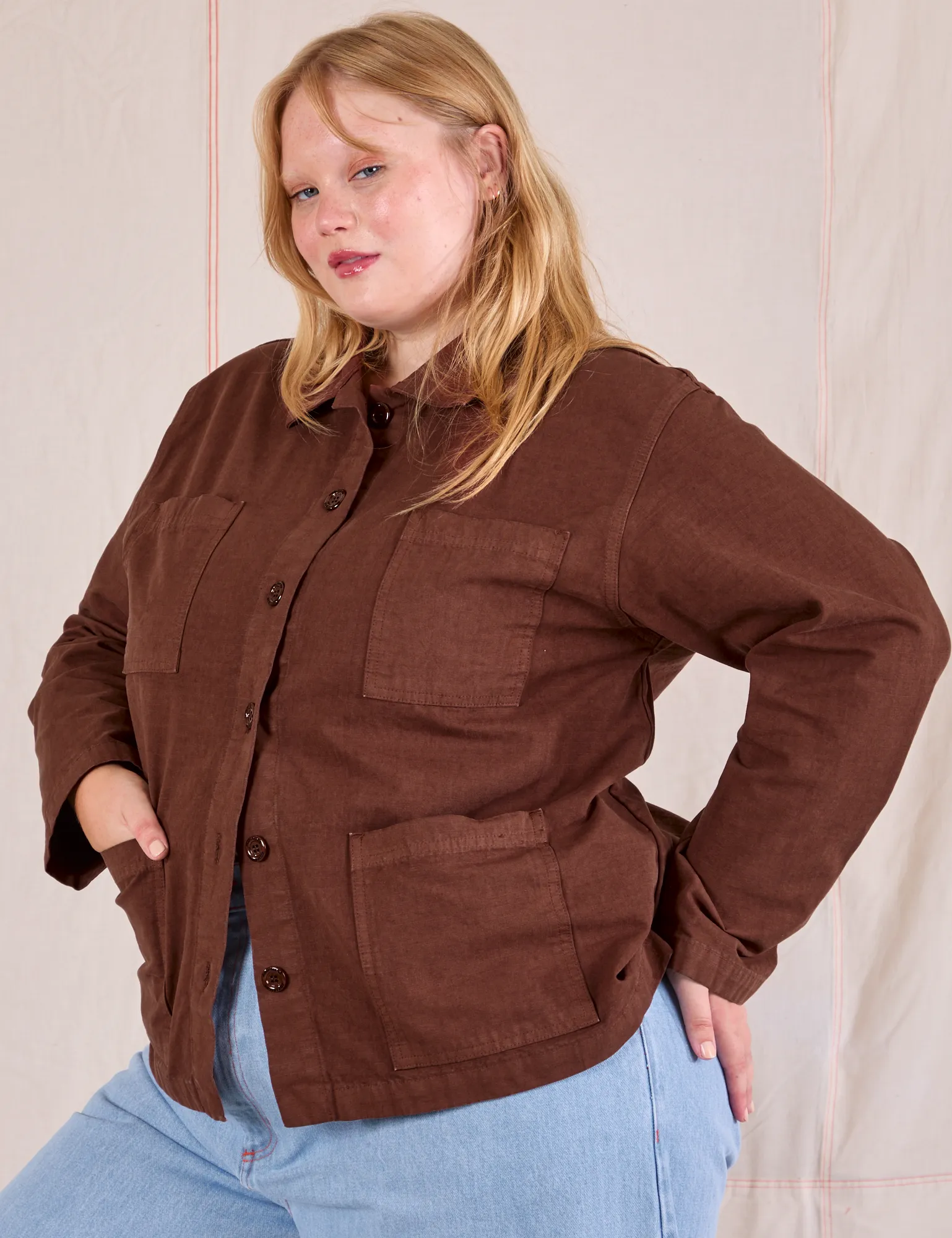 Ripstop Work Jacket - Fudgesicle Brown