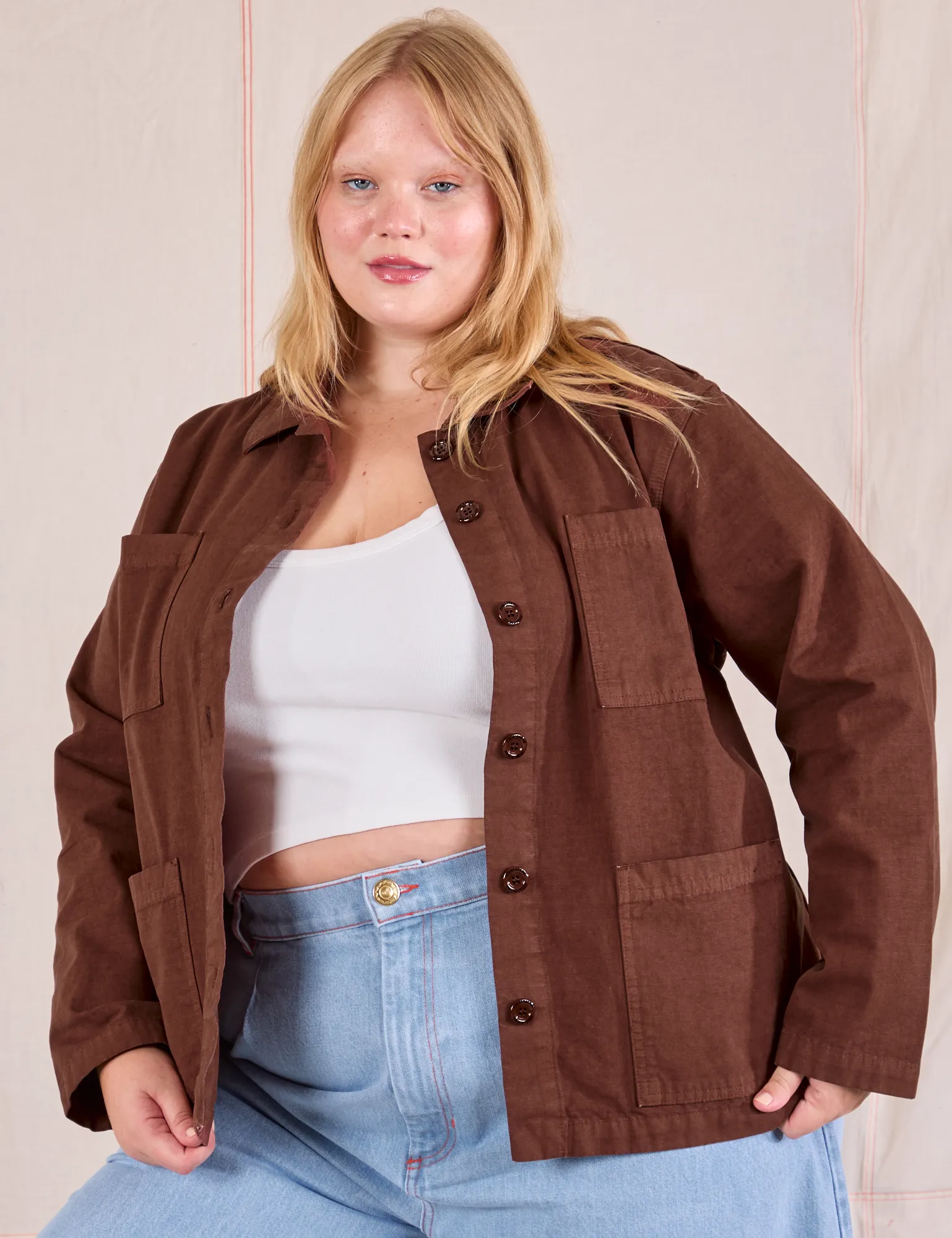 Ripstop Work Jacket - Fudgesicle Brown
