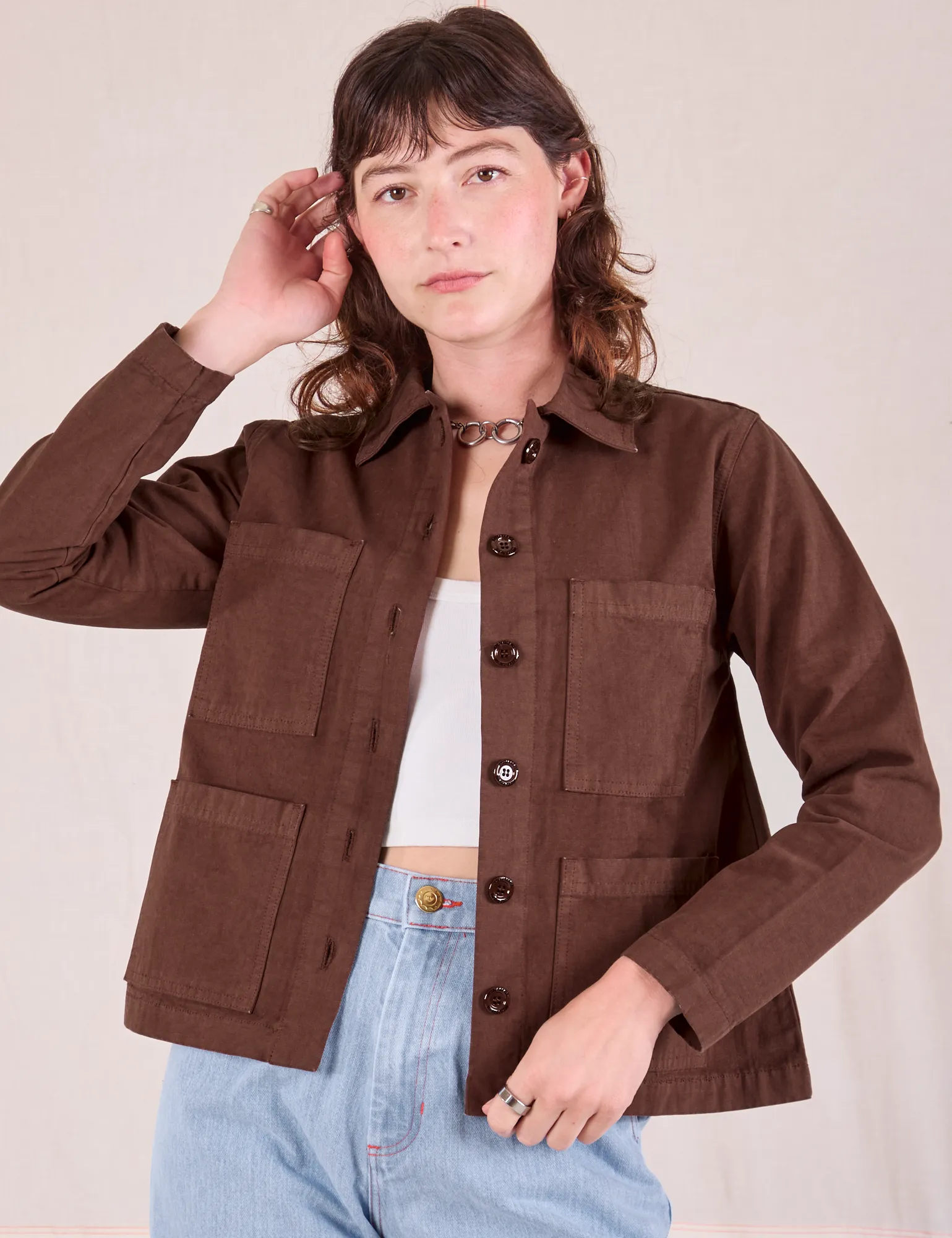 Ripstop Work Jacket - Fudgesicle Brown