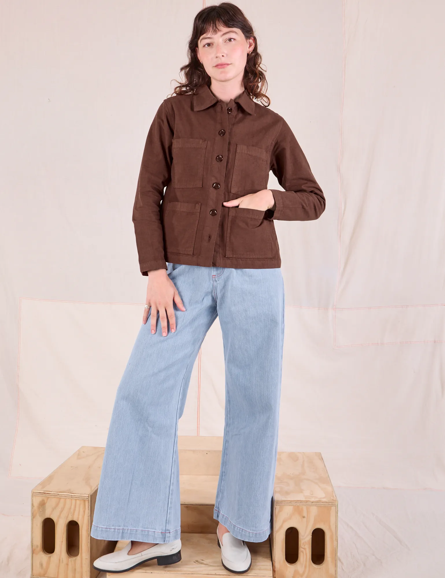 Ripstop Work Jacket - Fudgesicle Brown